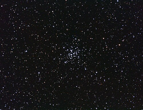 M36，疏散星团，位于御夫座