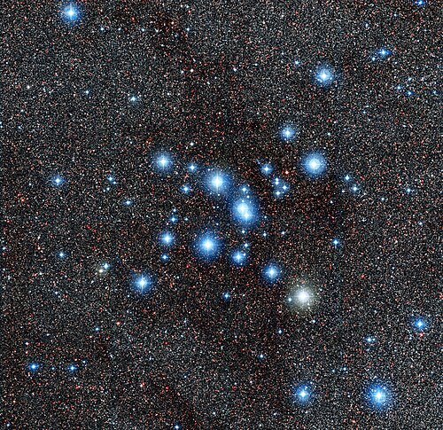 托勒密星团 (M7) — 疏散星团