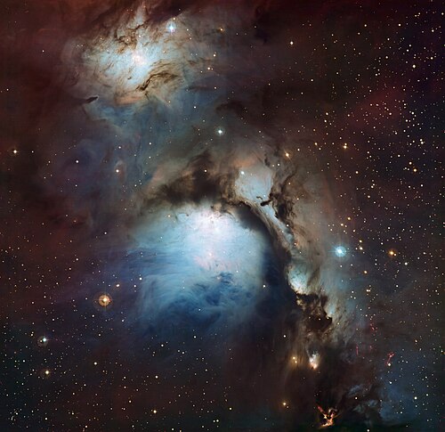 M78，反射星云，位于猎户座