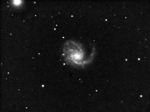 M99，螺旋星系，位于后发座